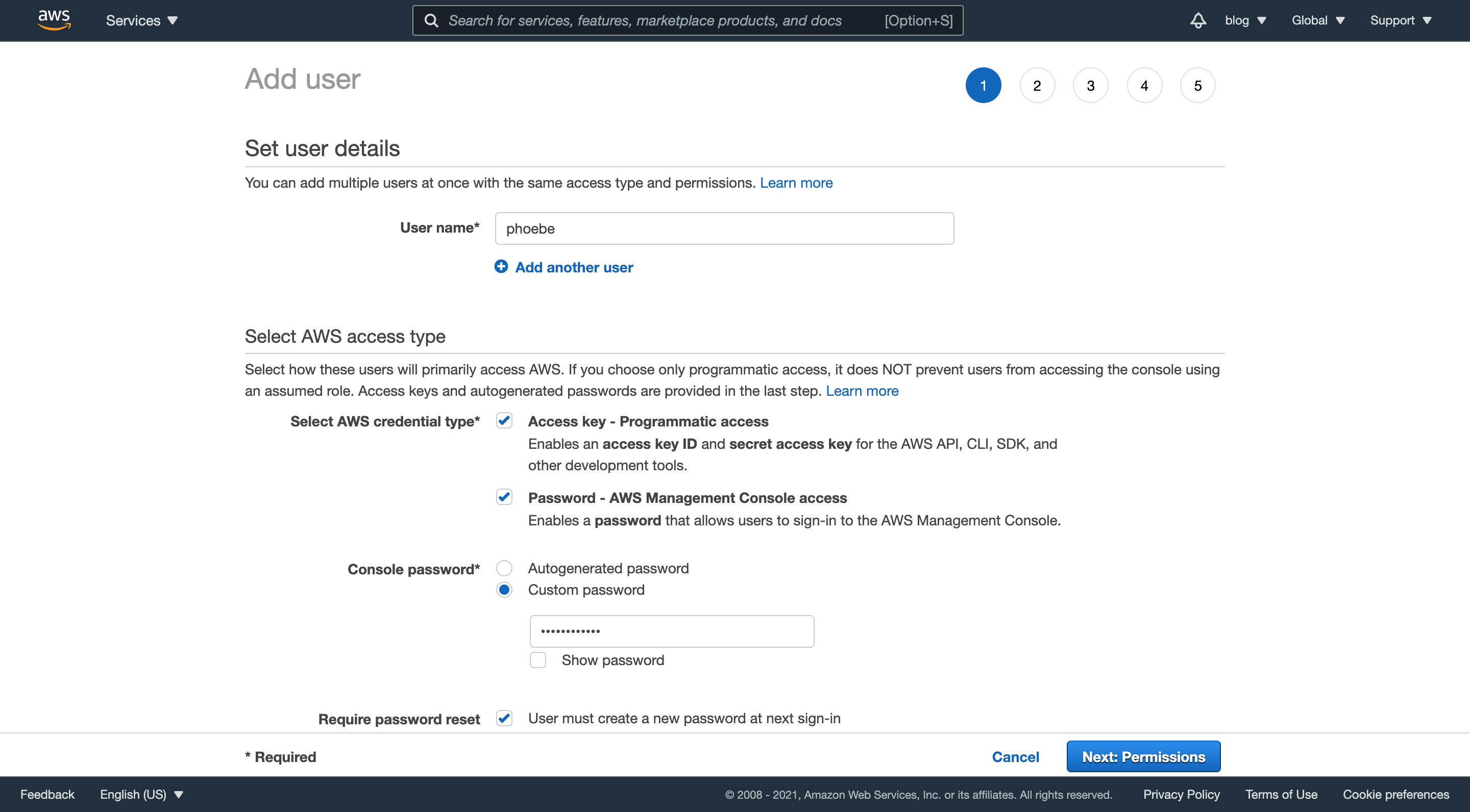 AWS IAM Create User Overview